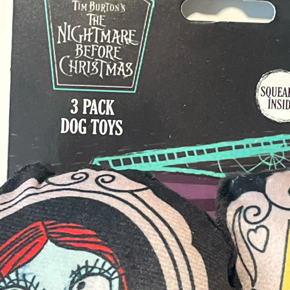 Nightmare Before Christmas Dog Toys Set